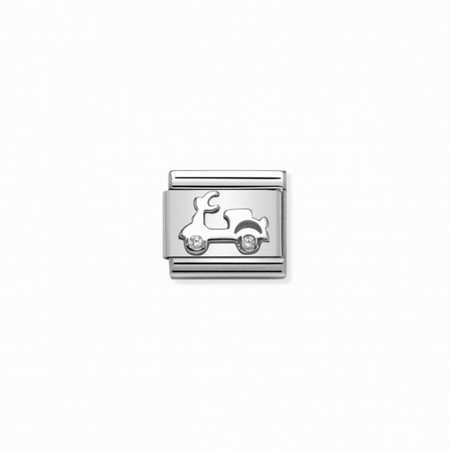 Nomination Silver Vespa CZ Composable Charm